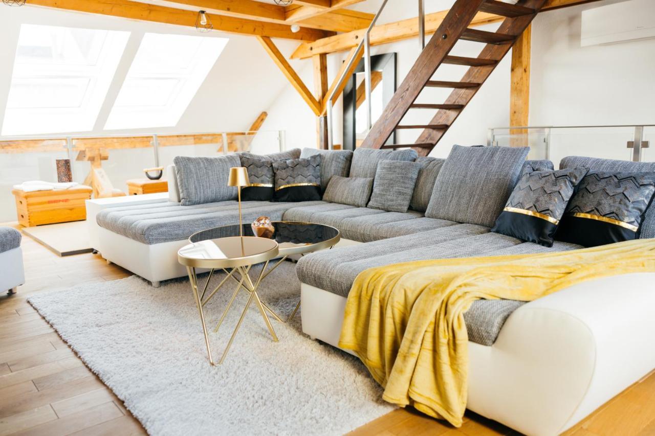 Apartamento Heimatel - Luxury Penthouse Loft Ravensburg Exterior foto