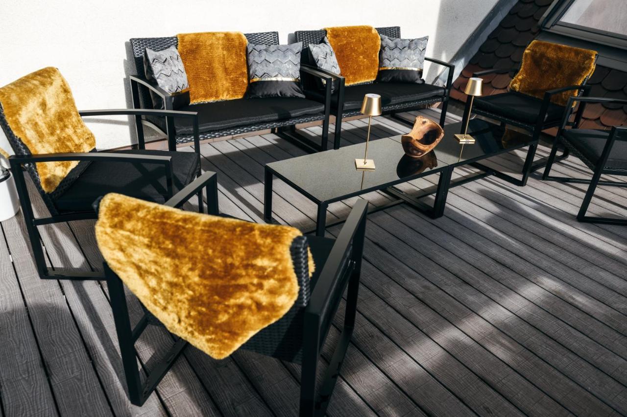 Apartamento Heimatel - Luxury Penthouse Loft Ravensburg Exterior foto
